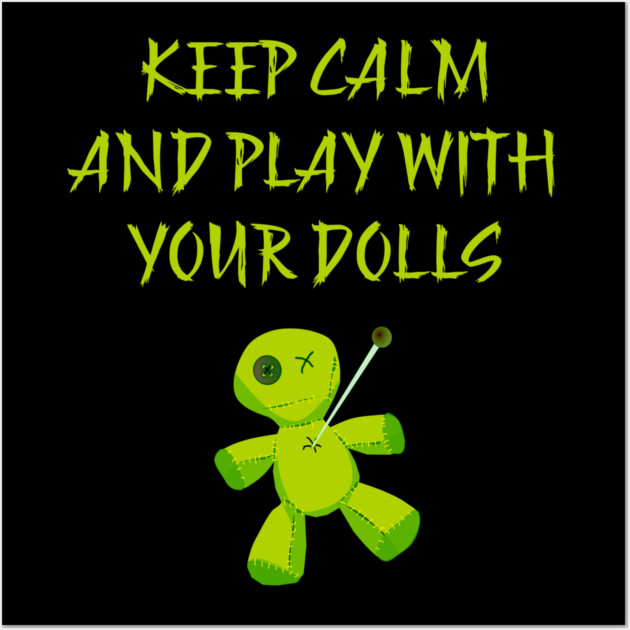 Play With Your Dolls Cheeky Witch Wall Art by Cheeky Witch