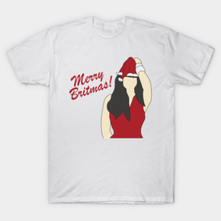 Blackout Christmas Britney Spears Merry Britmas T-Shirt