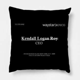 Kendall Logan Roy CEO Pillow