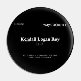 Kendall Logan Roy CEO Pin