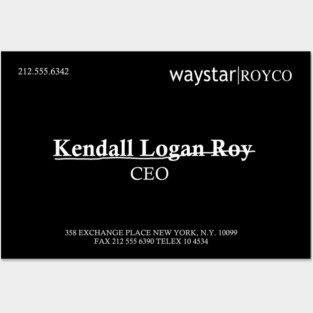 Kendall Logan Roy CEO Posters and Art