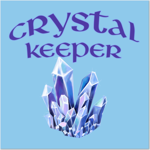 Crystal Keeper Cheeky Witch Wall Art by Cheeky Witch