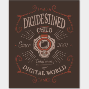 Digimon Child -Third adventure - Digidestined Posters and Art