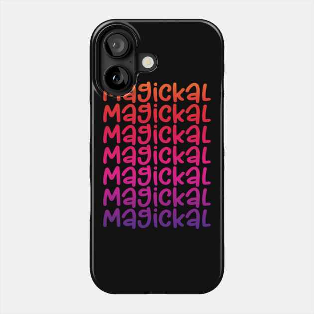 Magickal Rainbow Cheeky Witch Phone Case by Cheeky Witch
