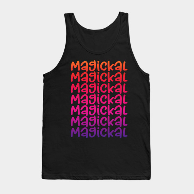 Magickal Rainbow Cheeky Witch Tank Top by Cheeky Witch