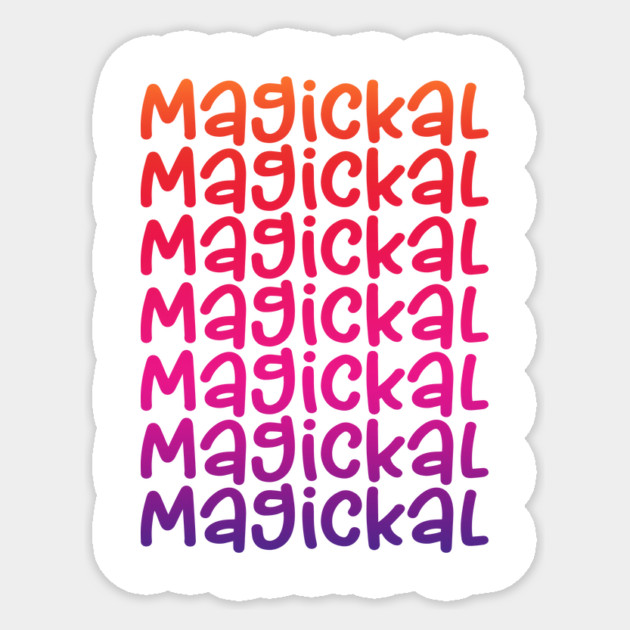 Magickal Rainbow Cheeky Witch Sticker by Cheeky Witch