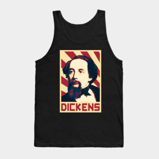 Charles Dickens Retro propaganda Tank Top