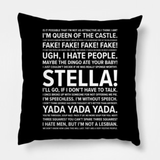 Elaine Quotes Pillow