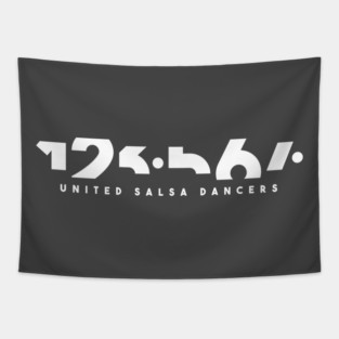 123567 United Salsa Dancers Tapestry