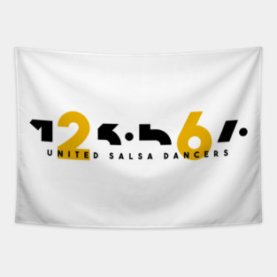 123567 United Salsa Dancers. Color Edition. Tapestry