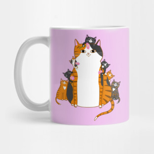 Mom and Kittens Mug