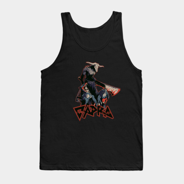 Capra Demon: Unofficial Dark Souls Metal Band Tee Tank Top by peanutgolem
