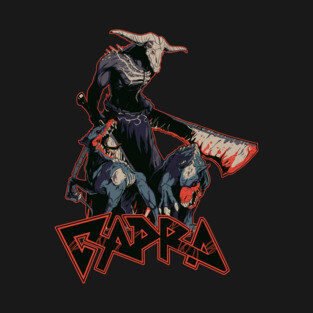 Capra Demon: Unofficial Dark Souls Metal Band Tee T-Shirt