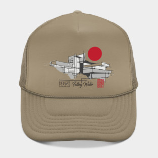 FLW falling water sketch Hat