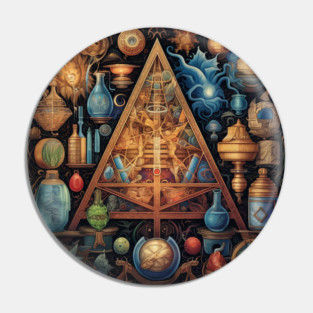 Alchemy Art Pin