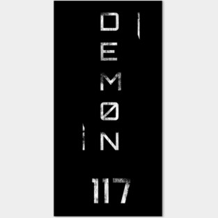 Minimalist Halo Demon 117 Posters and Art