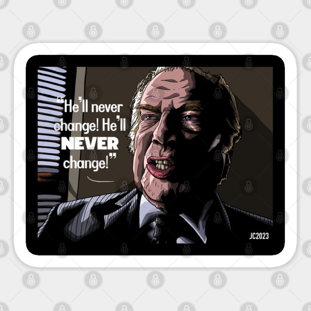 Better Call Saul “The Chicanery” Charles McGill portrait (digital) Sticker by StagArtStudios