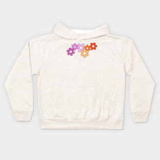 Daisy Lesbian Pride Kids Hoodie