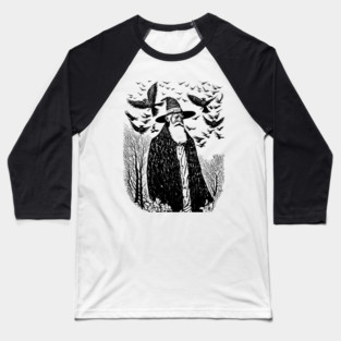 A Hermit Wizard Baseball T-Shirt