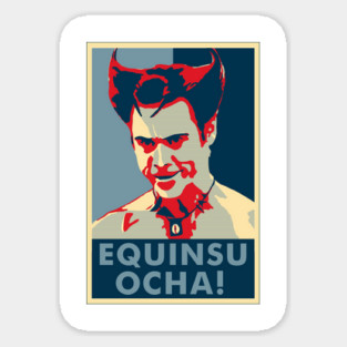 White Devil (Equinsu Ocha) Sticker