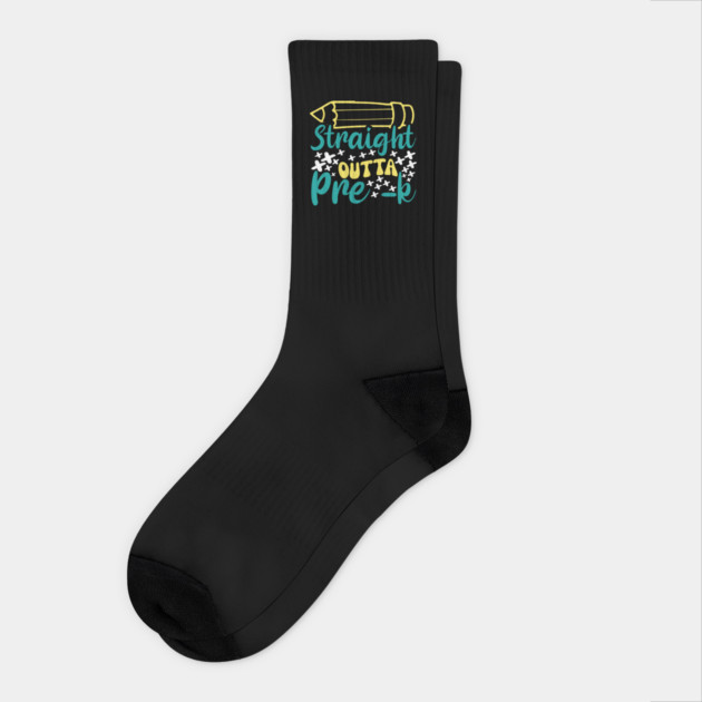 Straight outta pre-k Socks by The WYLD Tribe
