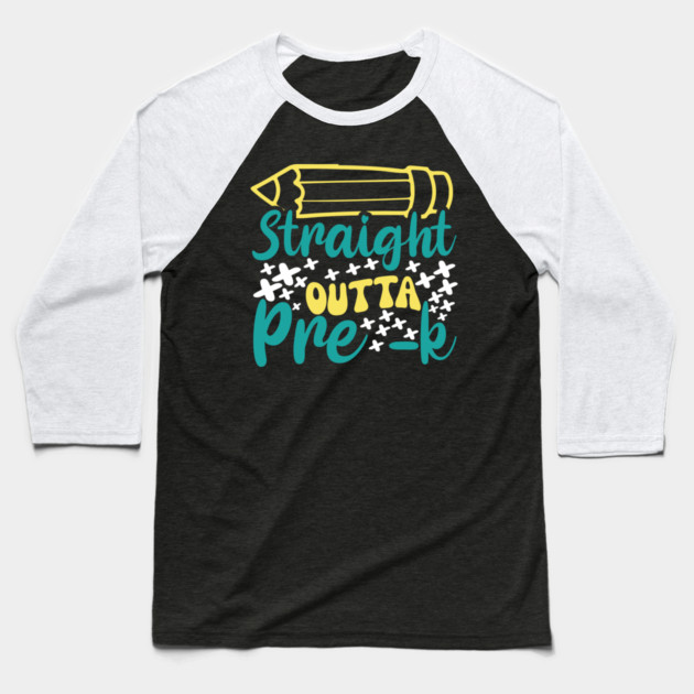 Straight outta pre-k Baseball T-Shirt by The WYLD Tribe