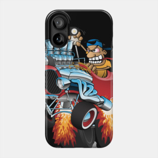 Highboy Hot Rod Race Car Cartoon Phone Case