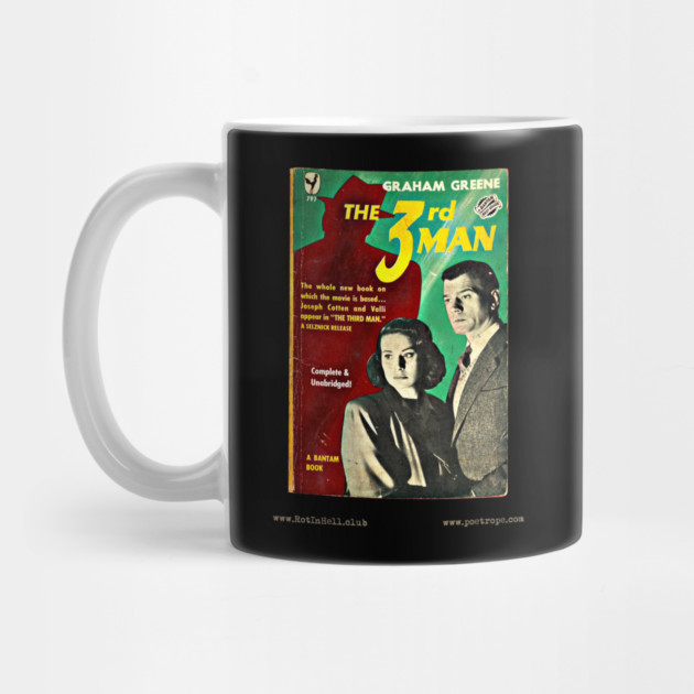 THE 3rd MAN by Graham Greene –– Mug & Travel Mug by Rot In Hell Club