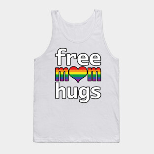 Pride Free Mom Hugs Tank Top