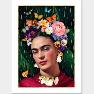 frida kahlo: everything flies – icons series Posters and Art