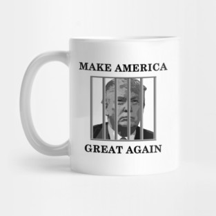 Trump Behind Bars Mug