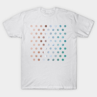 Beach Split Polka Dots T-Shirt