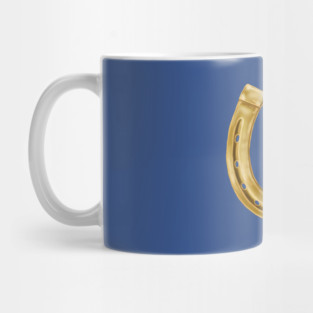 Lucky Gold Horseshoe Mug