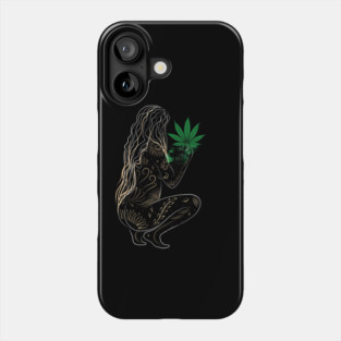 420 weed leaf Phone Case