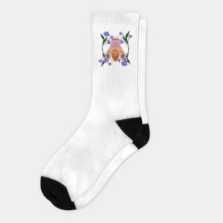 Folk Bug Socks