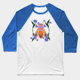 Folk Bug Baseball T-Shirt