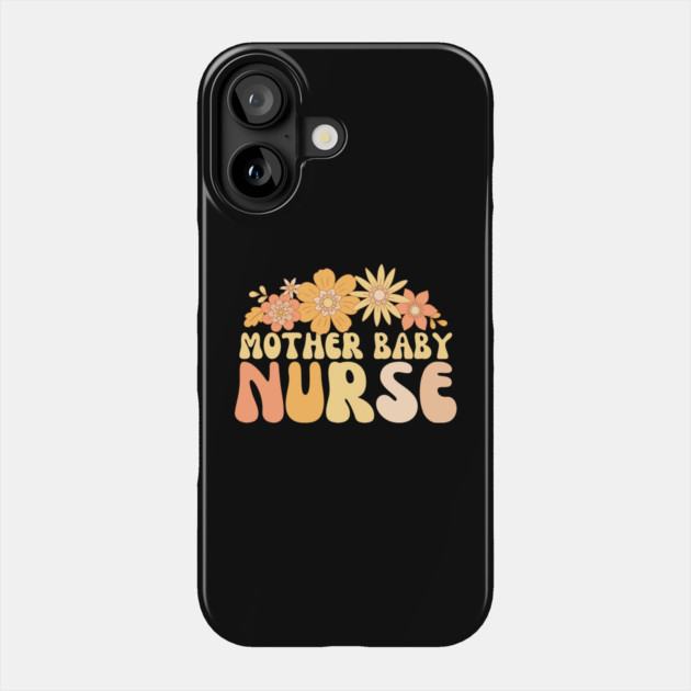 Retro Mother Baby Nurse Postpartum Phone Case by The WYLD Tribe