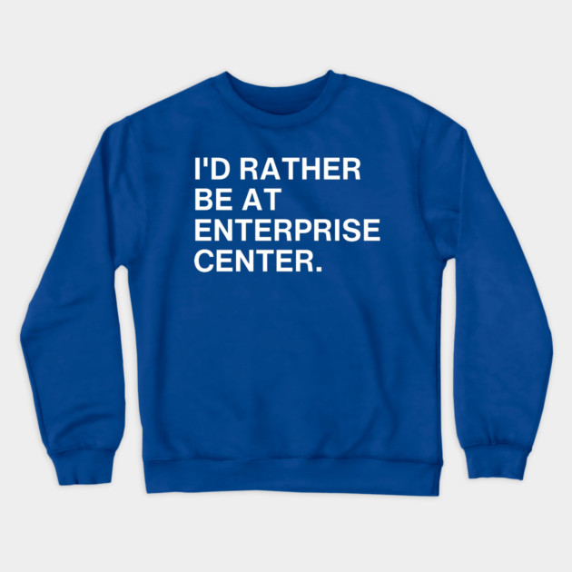 Enterprise Center Crewneck Sweatshirt by Litehouse Tees