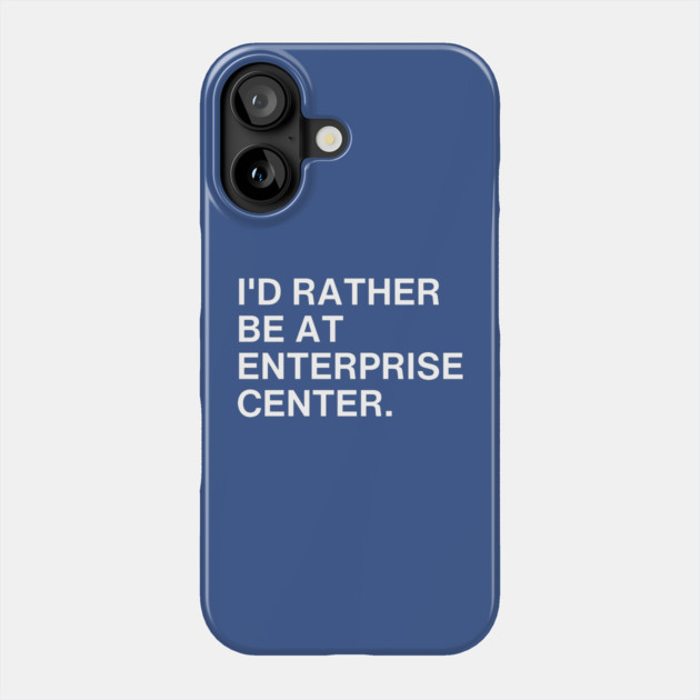 Enterprise Center Phone Case by Litehouse Tees