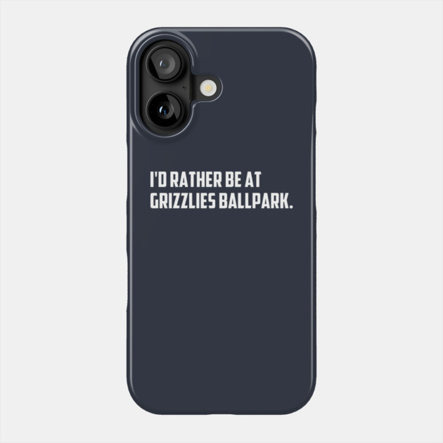 Grizzlies Ballpark Phone Case by Litehouse Tees