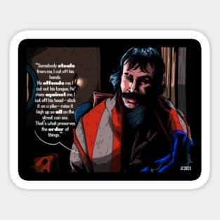 Gangs Of New York "Fear" Bill The Butcher portrait (digital) Magnet