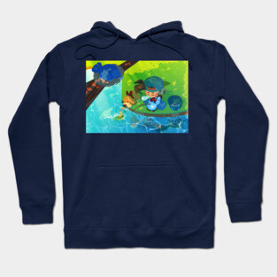 Harvest Moon Fishing Hoodie