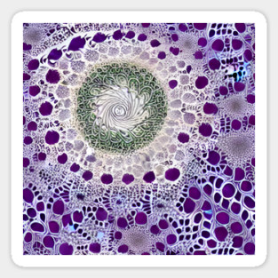 fractal rose in space Sticker