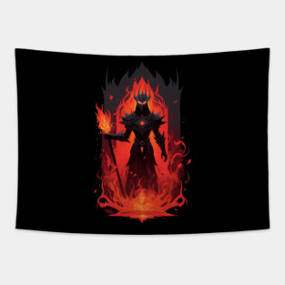 Lord of Darkness - Realm of Fire - Fantasy Tapestry