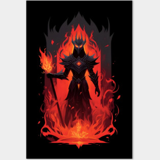 Lord of Darkness - Realm of Fire - Fantasy Posters and Art