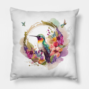 Hummingbird Pillow