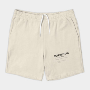 Define Interesting - Black Shorts