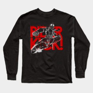 Hen-Shin & Rider Kick! Long Sleeve T-Shirt