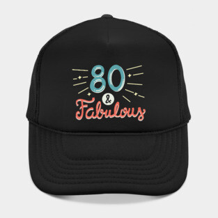 80th Birthday T-shirt Hat