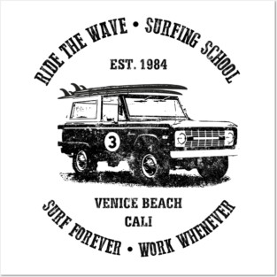 Bronco surfer Posters and Art